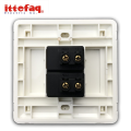 Ittefaq 2 gang switch plate Wall Socket Plate China Fitting Light Plug- 250 Volts / 15 Amp High Quality. 