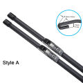 For Honda Civic MK10 10th FC FK 2016 2017 2018 2019 2020 2021 Frameless Wiper Blades Rubber Strip Refill Front Window Windshield. 