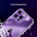 Apple iphone 13 13 Pro 13 Pro Max  Flexible Soft Slim Jelly Case Transparent Clear TPU Cover. 