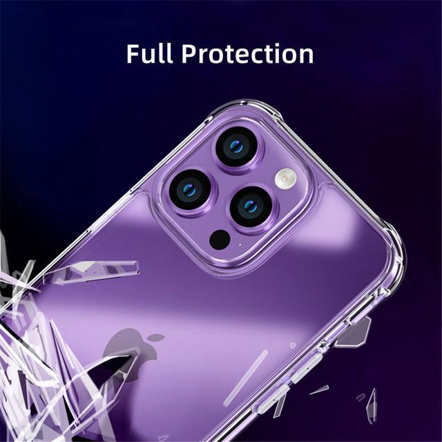 Apple IPhone 13 pro max Transparent Back Cover Clear Crystal Cover For ...
