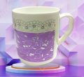 (Pack of 6) Classic Plastic Cup - Beautiful Design Cup - Imported Cup - Gift Cups - Tea Cup - Coffee Cups - Plastic BPA Free Cups - Multiple Colors Design - Best Quality Products - Unbreakable Cups - Classic Mug for Milk and Juice. 
