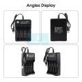Doomhot Battery Charger USB 18650 Lithium Fast Charger Rechargeable 4.2V 18650 Single Slot / Four Slot Independent Charging Battery Charger Smart Intelligent Battery Charger. 