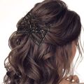 creative magic hair comb for women elastic rope disc hair clip fashion hair accessories. 