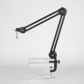 PSA63 Microphone Arm Stand, PODCAST MIC Adjustable Suspension Scissor Arm Stand for RODE, BM 800, for HyperX QuadCast/Blue Yeti/Shure SM7B/Rode NT1, Rotatable Suspension Boom Scissor Stand for Gaming Streaming Podcasting YouTube Recording. 