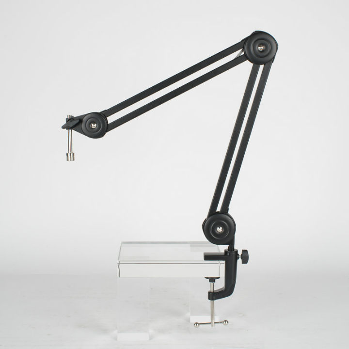 PSA63 Microphone Arm Stand, PODCAST MIC Adjustable Suspension Scissor Arm Stand for RODE, BM 800, for HyperX QuadCast/Blue Yeti/Shure SM7B/Rode NT1, Rotatable Suspension Boom Scissor Stand for Gaming Streaming Podcasting YouTube Recording