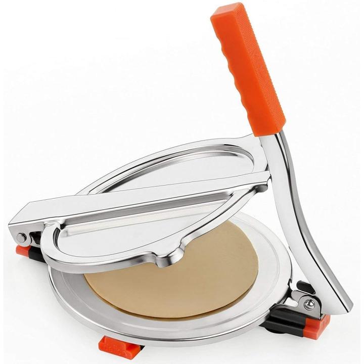 Durable Stainless Steel Puri, Roti, Papad Maker Press for Kitchen, 7 inch " Diameter Roti Maker