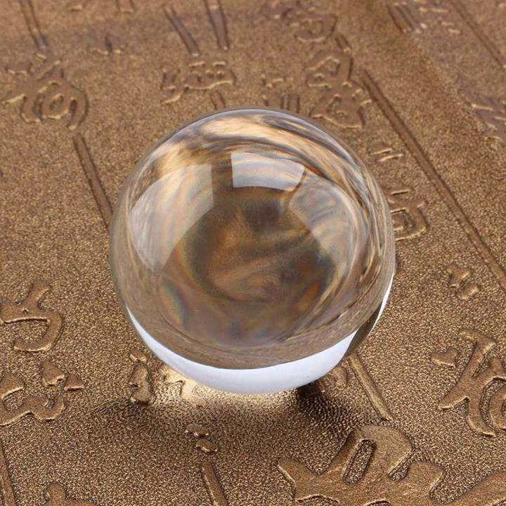 Crystal Ball with Stand Base Asian Rare Natural Quartz Clear Magic Healing Sphere 40mm
