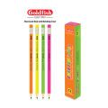 Goldfish Raushan 12 Pcs HB Fluorescent Body Pencils with Matching Eraser. 