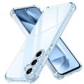 Samsung Galaxy A26 5G, [Bumper] Exculsive Transparent with Anti Dust Plugs Shockproof Slim Back Cover Case. 