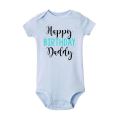 Happy Birthday Daddy Baby Romper Dad Party Boys Girls Outfit Bodysuit Infant Summer Toddler Newborn Baby Clothes Fathers Gifts. 