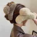 Girls Faux Hair Claw Soft Elegant Women Acrylic Hairpin Winter Plush Hair Clip for Hair Accessories Party Wedding Casual Use. 