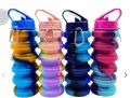 GoBox, Collapsible Silicone Water Bottle/Coffee Cup/Food Basket: Adjustable 500ml/350ml sizes for outdoor fitness, travel, camping, and mountaineering. Portable, foldable, reusable, and leak-proof design. Ideal for kids and easy to carry.. 
