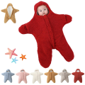 Starfish Baby Sleeping Bag Starfish Onesie Starfish Swaddle Sack for Newborn Infant Plush Swaddle Blanket Stroller,C. 