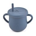 SOME Baby Feeding Straw Cup Learning Drinking Silicone Sippy Mug with Double Handle. 
