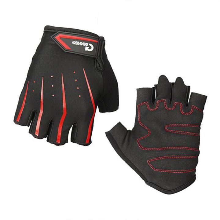 MOKE Cycling Gloves Half Finger Shockproof Wear Resistant Breathable MTB Road Bicycle Gloves Men Women Sports Bike Equipment