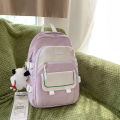 2023 Korean Schoolbag Female Student Backpack Large Capacity Fashion Boy Backpack Computer Bag Female School Backpack School Bags. 
