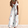Party Dress Loose Cut-out Long Dress. 