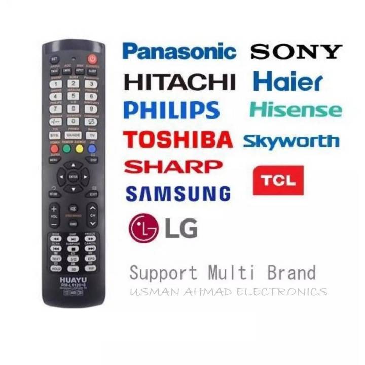 Universal Remote Control for All Brands LCD & LED Huayu RM-L1120+8