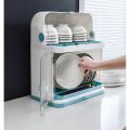 Kitchen Bowl Rack Cutlery Storage Box Dishes Leaching Bowl Box With Cover Edging Plate Rack Plastic Bowl Cabinet Home. 