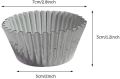 Aluminum Foil Baking Case, Set of 180, Disposable Muffin Cupcake Cups, Mini Baking Cups, Small Muffin Mould, Gold Mini Cupcake Liners & Silver Baking Cups. 