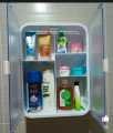 Wall Mounted Bathroom cabinet | Storage Box| Bathroom Organizer| Reasonable Price|| Double Door cabinet | HNH Original Plastic Brand. 