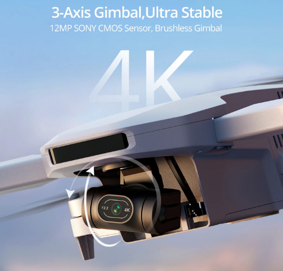 Drone 3 Axis Gimbal 6KM GPS 4K Professional Camera Drones Brushless RC