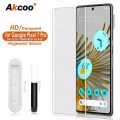 Google Pixel 7 Pro Screen Protector UV Glue Curved Liquid Tempered Glass. 