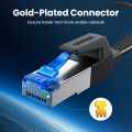 UGREEN Cat 8 Ethernet Cable , Flat High Speed 40Gbps 2000Mhz Internet Cable 26AWG Network Cord RJ45 Shielded Indoor LAN Cables for Gaming PC PS5 Xbox Modem Router. 