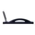 Native Union MM03 Curve Wireless Bluetooth Handset with Base – Premium Black Gloss Finish for Mobile and VOIP Communication – Sleek Black Handset. 