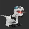 Remote Infrared Control T Rex Dinosaur With Shining Light Realistic Sound Walking Story Robot Toy. 