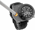 Electronic Cigarette Lighter Charging Watch Lighter Windproof Creative Personality Men's Watch. 