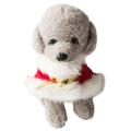 Pet Costumes Bite Resistant Pet Xmas Outfits Cloak Collar. 