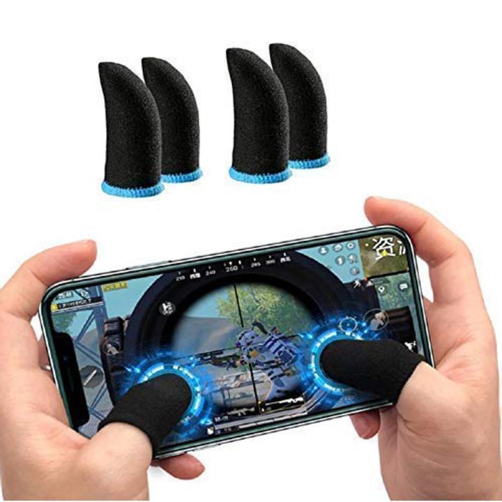 Mobile Game Gloves Mobile Gaming Finger Sleeves Sets Anti Sweat Gloves For Gaming Gloves Full Touch Screen Pubg Gloves