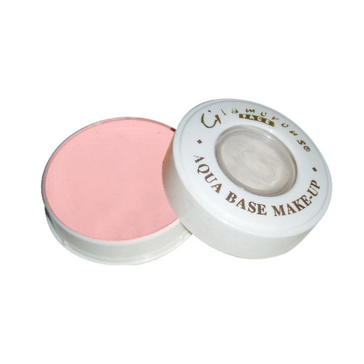 Glamorous Face Aqua Makeup Base White Casing, Bridal Base, Professional Base, Wet Foundation, Oil Free Foundation, Lonlasting Foundation. Shade 3W