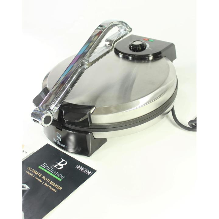 Stainless Steel Automatic 10 inch Rotimatic Roti Maker non-stick chapati tortilla roti maker with temperature control button