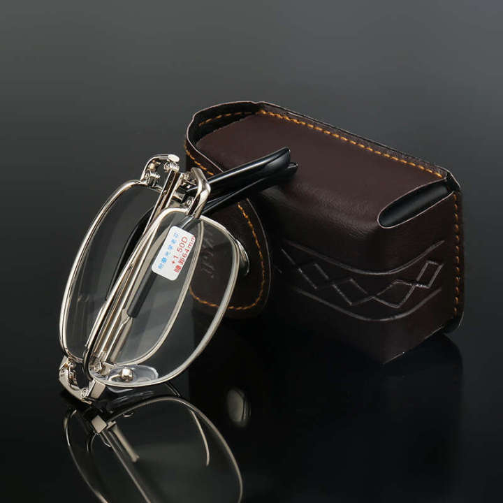 New folding high definition fashionable from Bai Lao Shi optical glass ribbon box for elderly presbyopia glasses