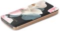Ted Baker iPhone SE (2016) / 5S Case - Luxury Folio Case/Cover in Flower Design for Women with Built-in Interior Mirror - Porcelain Rose - Black. 