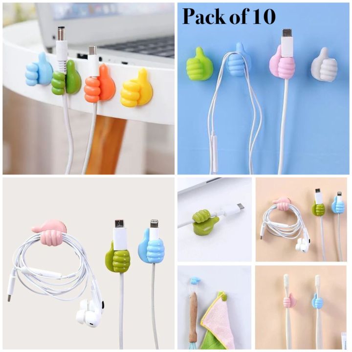 Pack%20of%2010%20Silicone%20Thumb%20Wall%20Hooks%20-%20Creative%20Multi-Function%20Self-Adhesive%20Clips%20for%20Cable%20Organization%20and%20Key%20Hooks%20-%20Image%202