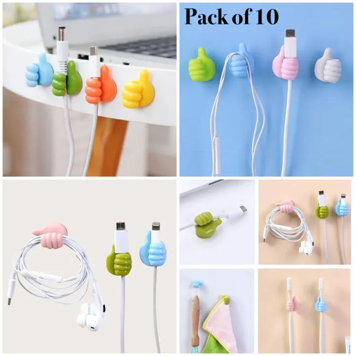 Pack%20of%2010%20Silicone%20Thumb%20Wall%20Hooks%20-%20Creative%20Multi-Function%20Self-Adhesive%20Clips%20for%20Cable%20Organization%20and%20Key%20Hooks%20-%20Image%202