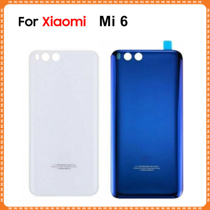 Glass Battery Case D Glass Panel Back Door 3Mi6 Back Shell For Xiaomi Mi 6 Mi6 Battery Adhesive