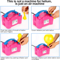 Electric Balloon Air Pump Machine. 