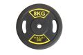 JD Fitness High Quality Professional Rubber Coated Weight Plates (1-Inch Hole) - Durable Strength Training Plates for Home Gym Barbell & Dumbbell Rods - Standard 28mm Size (Single Piece). 
