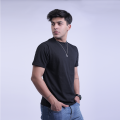T Shirt For Men & Boys - Black (Premium Quality). 