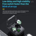 YD MINI Wireless Bluetooth Earphones In-Ear ENC Noise Reduction Headphone Waterproof Earbuds Airpods Digital Display TWS Bluetooth Earbuds Earphones HD Stereo Fingerprint Touch Noise Cancelling Gaming Headset With Mic. 