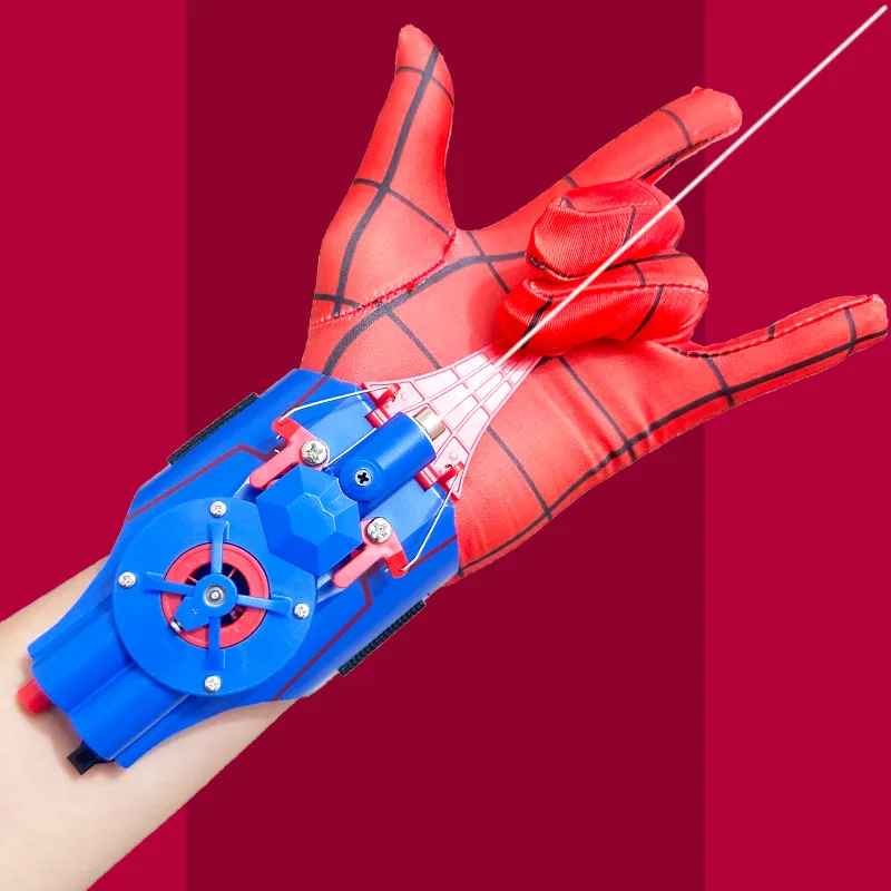 Spiderman Web Shooter Toy Kids Plastic Spiderman Launcher Gloves