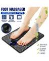 EMS Foot Massager Pad Improve Blood Circulation Relieve Ache Pain USB Rechargeable. 