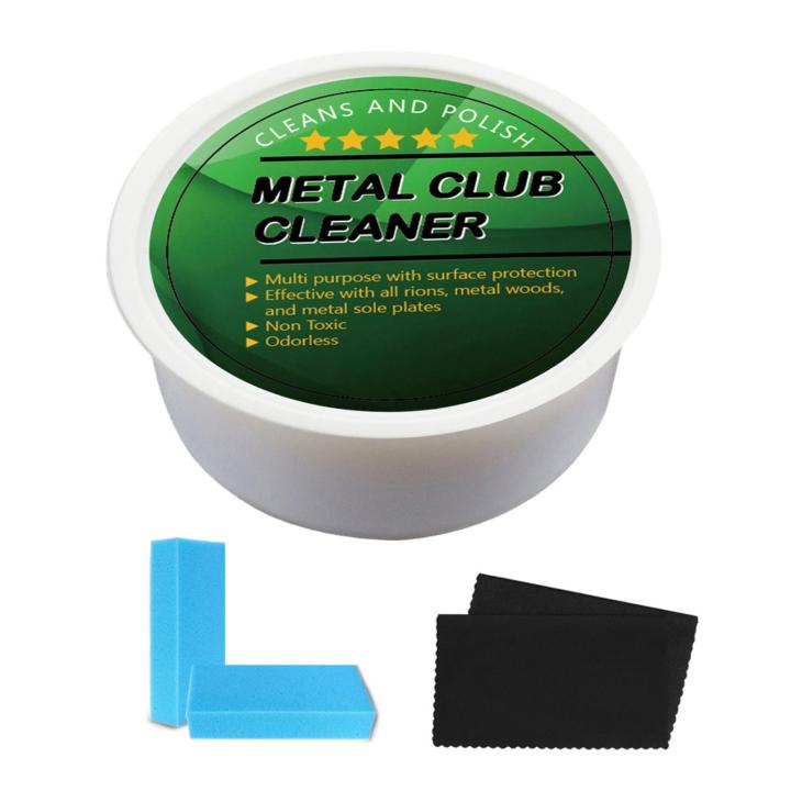 Golf Iron Cleaner Ultimate Golf Club Care Set Rust Remover Polishing Kit Brush Cleaner Sponge Complete Golf Accessories for Irons Wedges Putters Golf Club Rust