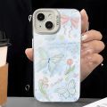 Colorful bow personalized for Honor X6B 4G artistic tulip high-end phone case. 