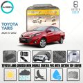 TOYOTA YARIS CAR COVER TOP COVER PVC WITH COTTON FABRIC PLASTIC COVER WATER PROOF SCRATCH PROOF LARGE SIZE SMALL SIZE PREMIUM TOP COVER HIGH QUALITY GENIUNE CAR COVER LUXURY CAR COVER SUPER POLYESTER FABRIC PVC RUBBER  COATED FABRIC MICRO FIBER. 