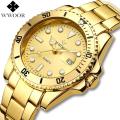 WWOOR brand fashion business, luxury, 30ATM waterproof, with date, quartz men's watch. 